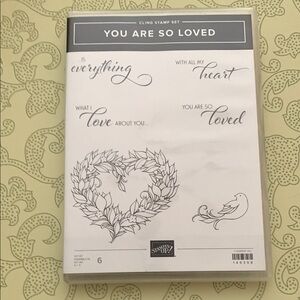 Stampin' Up! You Are So Loved Cling Stamp Set